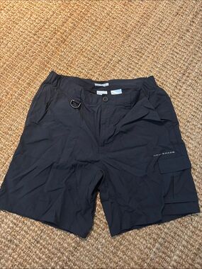Men's Black Columbia Sportswear Omni-Shade Performance Cargo Shorts
